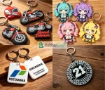 Desain Gantungan Kunci Karet