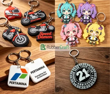 Desain Gantungan Kunci Karet