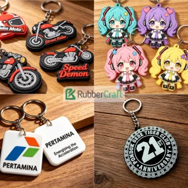 3 Cara Desain Gantungan Kunci Karet Karakter Presisi