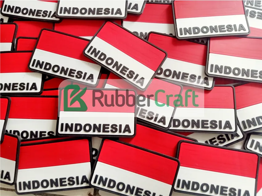 Emblem Karet Bendera Indonesia