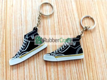 Gantungan kunci karet satuan custom