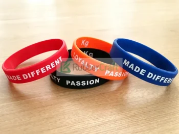 Gelang Karet Deboss Custom Logo