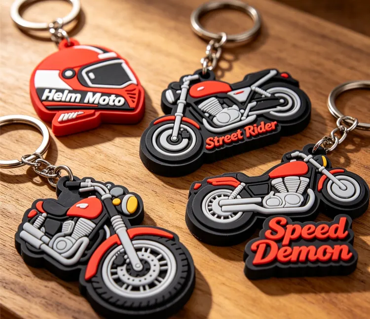 Desain Gantungan kunci Karet Komunitas Motor