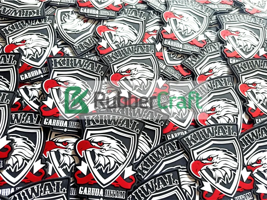Label Karet Komunitas Kiwal Garuda Hitam