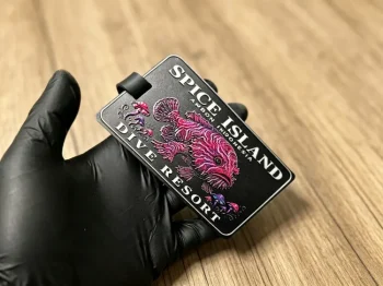 Luggage Tag Karet Print UV