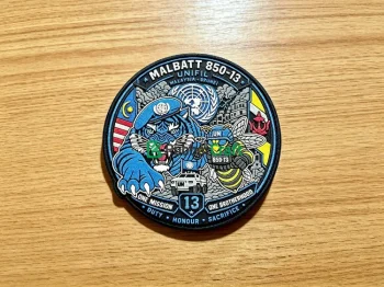 Emblem Karet Logo Custom