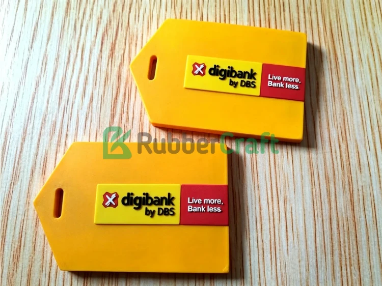 Produsen Bag Tag karet 3D