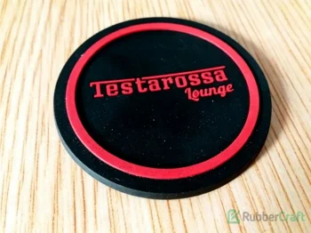 Tatakan gelas rubber custom